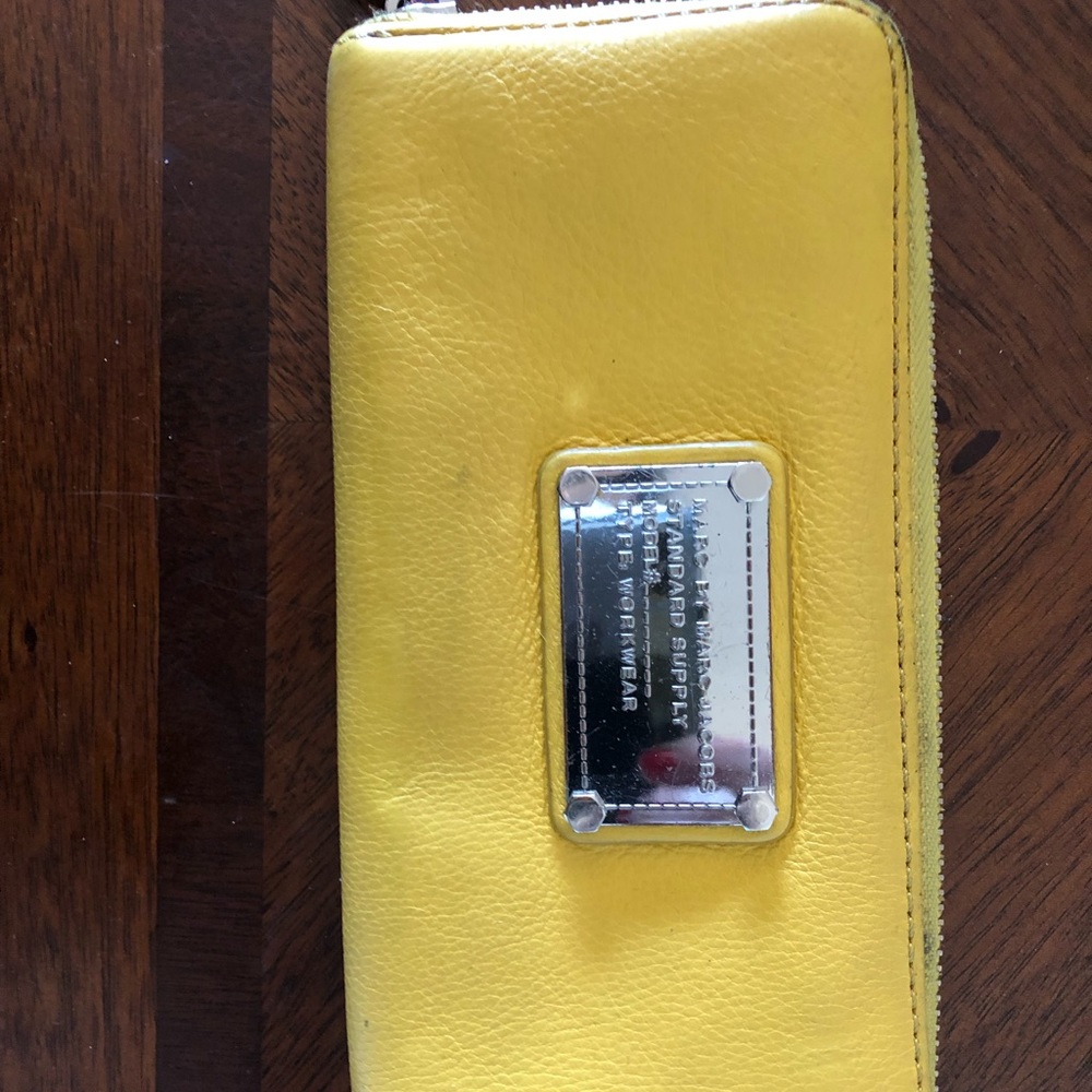 Marc Jacobs Yellow ZIP Wallet